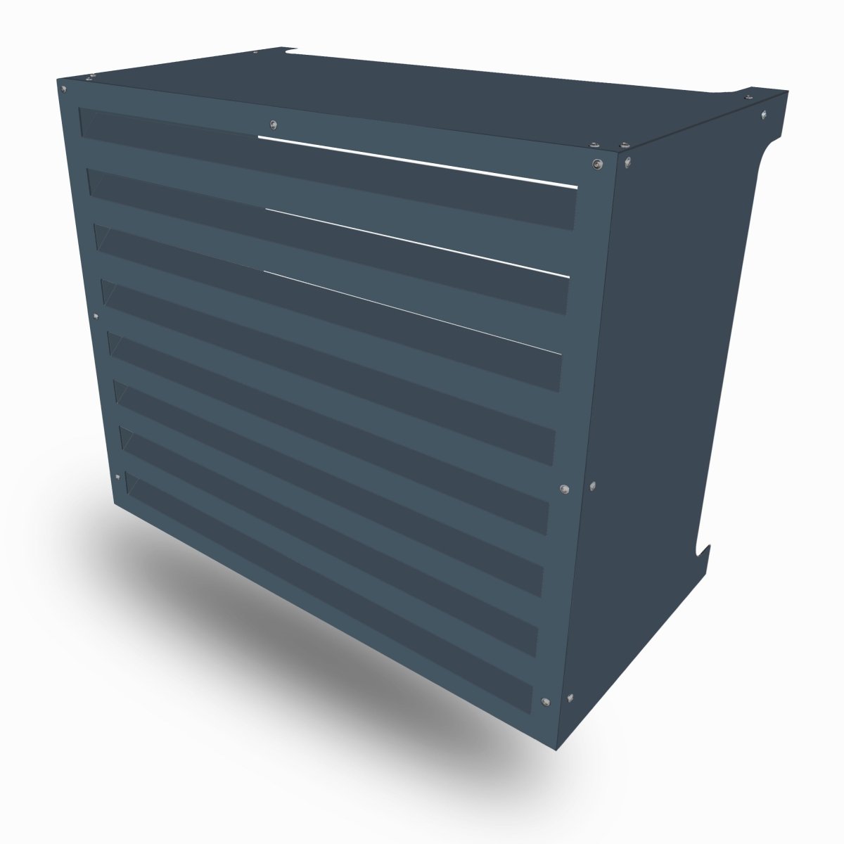 Housse Protection Climatiseur Extérieur 78x28x55cm - Cache Pompe à Chaleur Imperméable Argent